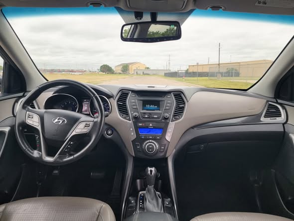 Clean SUV dashboard and front cabin