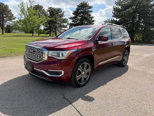 Red GMC SUV after exterior detailing
